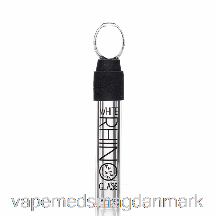 Vape Uden Nikotin Hvid Næsehorn Glas Stub Skyder Klar